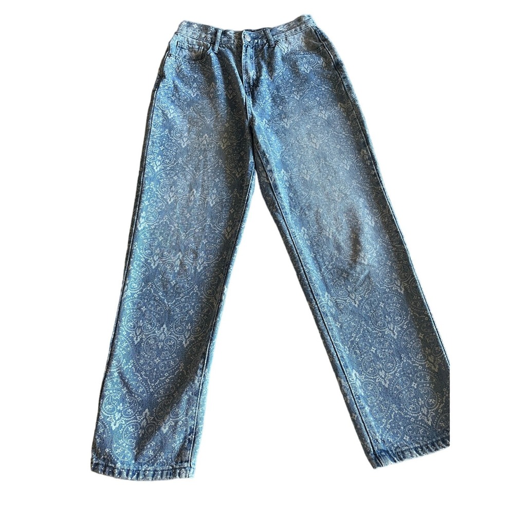 Simple Society Womens Paisley Jeans Size 5
